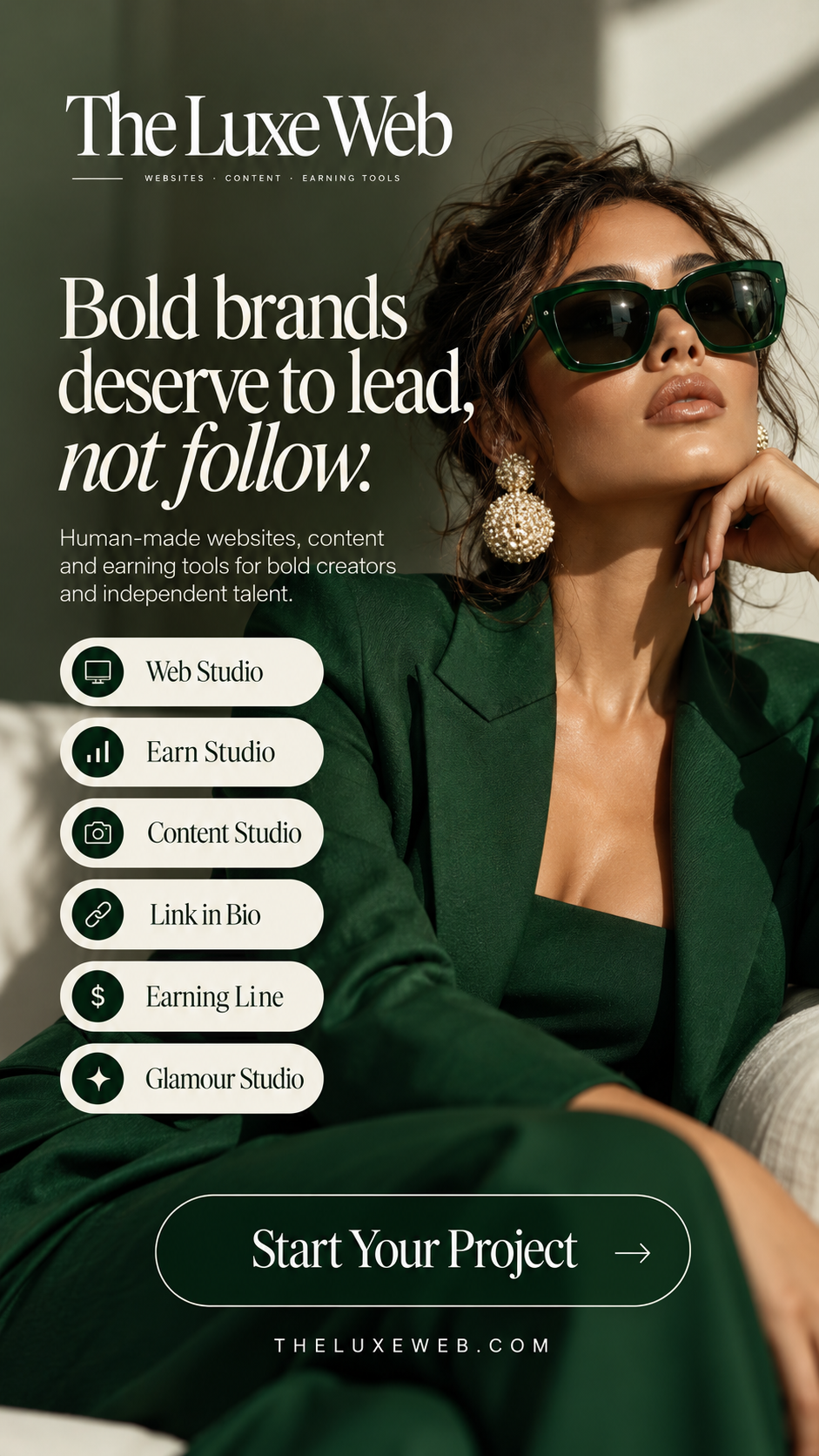 The Luxe Web — websites, content and earning tools