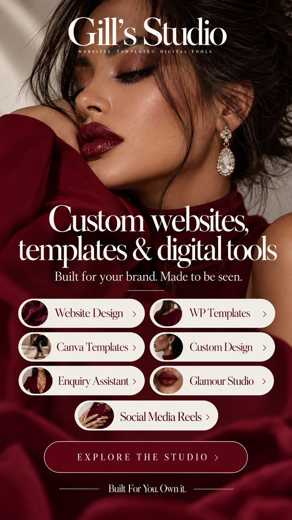 Gill's Studio — custom websites, templates and digital tools